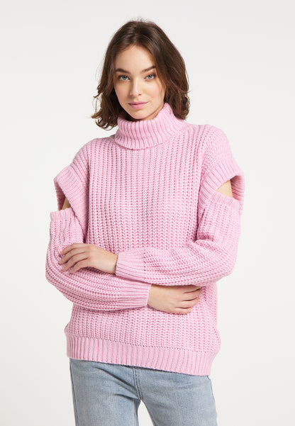 myMo Damen Rollkragenpullover