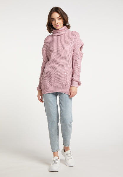 myMo Damen Rollkragenpullover