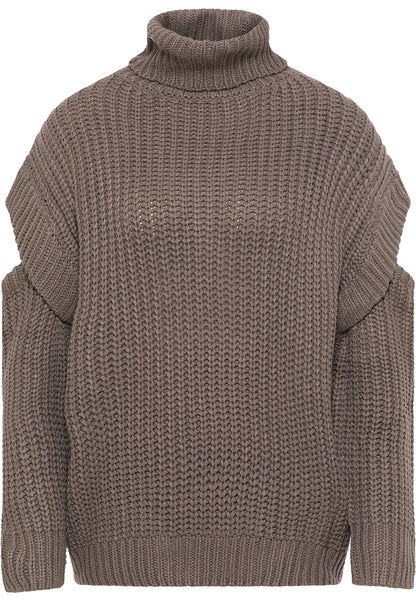 myMo Damen Rollkragenpullover