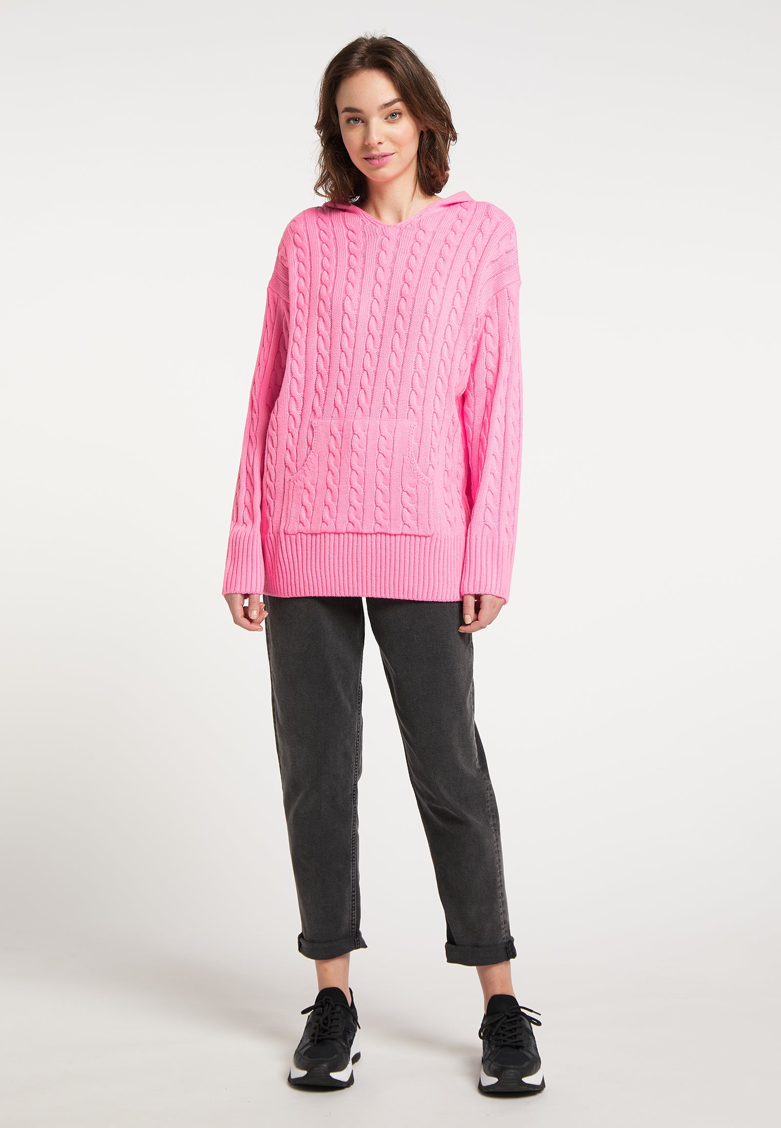 myMo Women's Knitted Hoodie