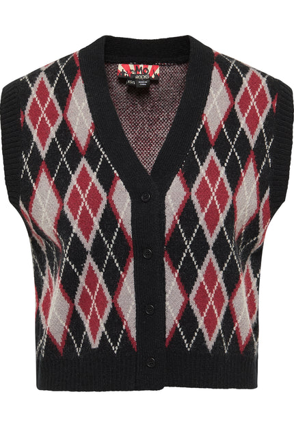 myMo ROCKS Damski Sweter Bez Rękawów