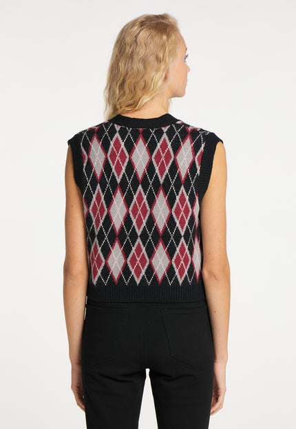 myMo ROCKS Damski Sweter Bez Rękawów