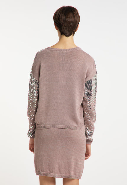 myMo at night Damski Sweter Dzianinowy