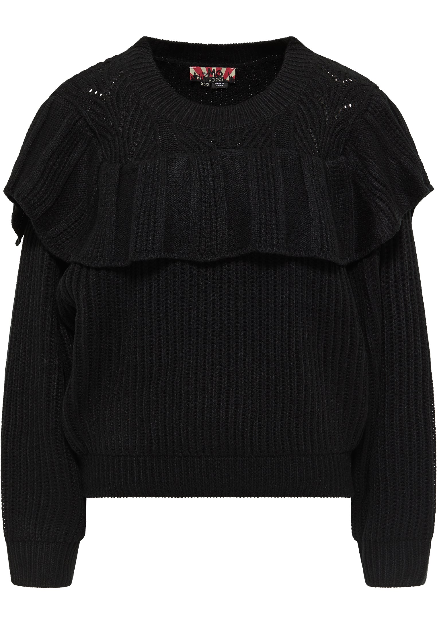 myMo ROCKS damski sweter dzianinowy