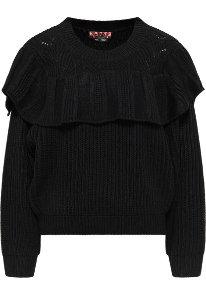 myMo ROCKS damski sweter dzianinowy