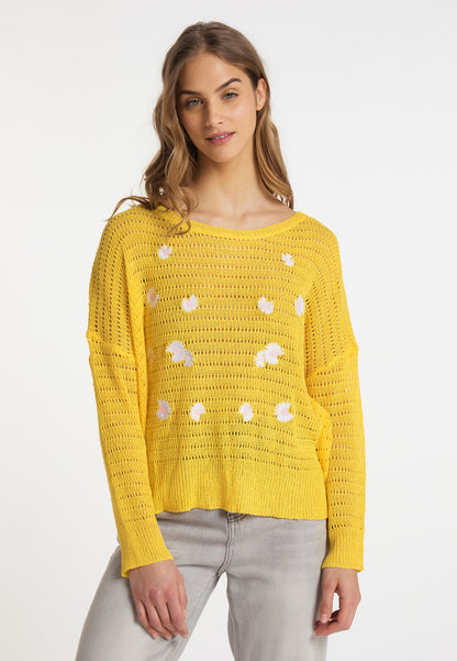 myMo Damen Strickpullover