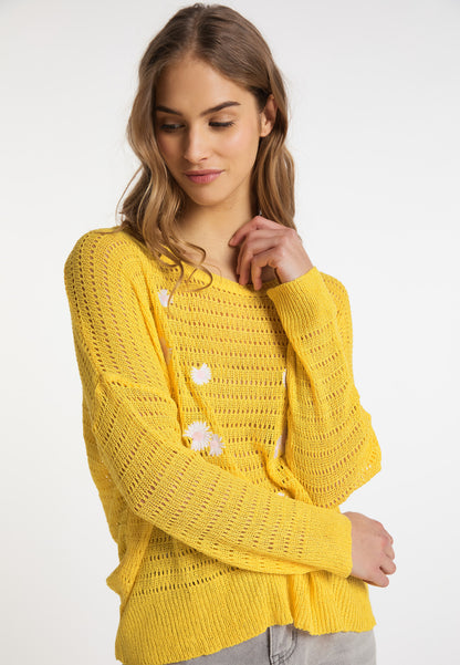 myMo Damen Strickpullover