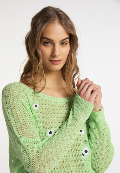 myMo Damen Strickpullover