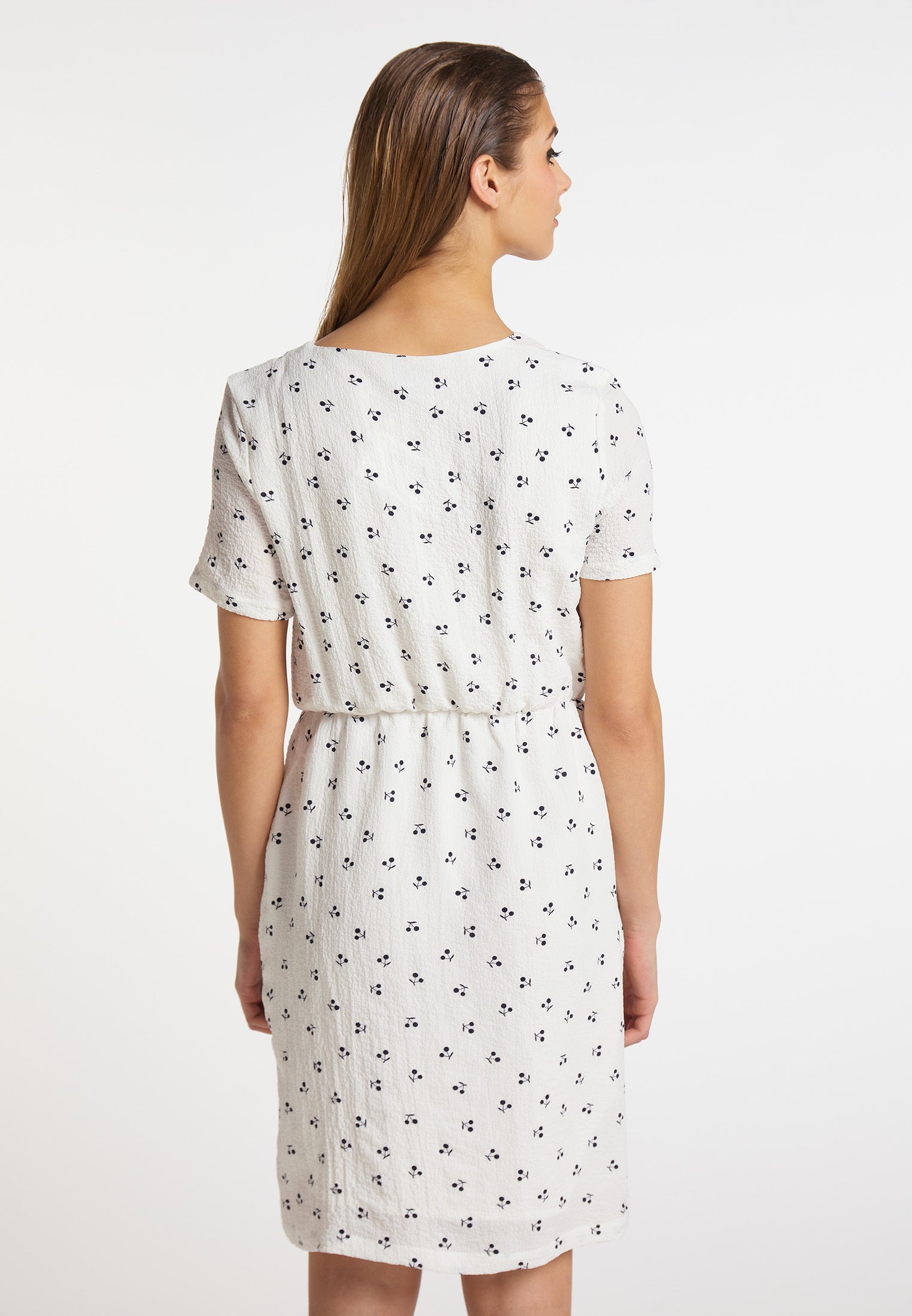 myMo ROCKS Damen Kirschenmuster Kleid