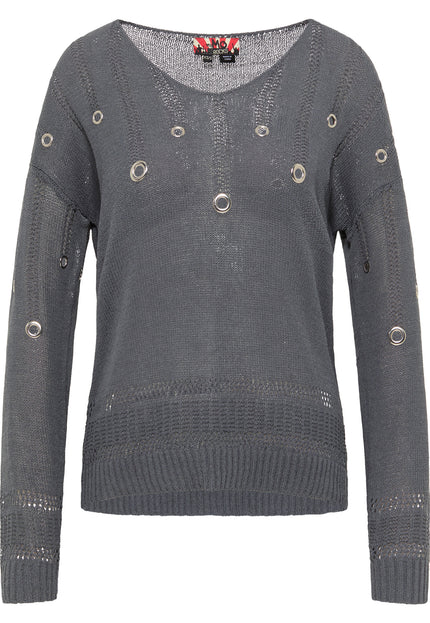 myMo ROCKS Damen Strickpullover