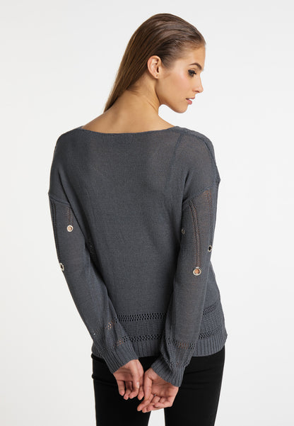 myMo ROCKS damski sweter dzianinowy