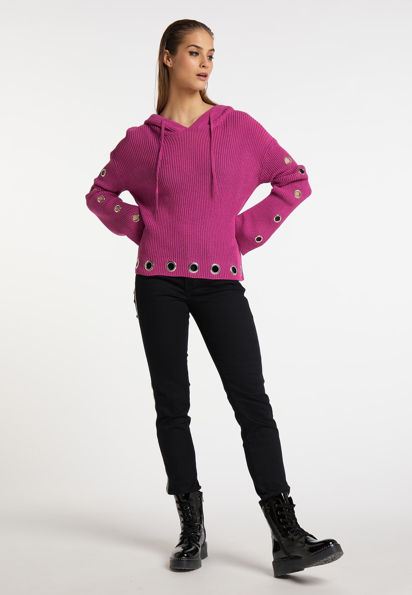 myMo ROCKS damski pulower z kapturem