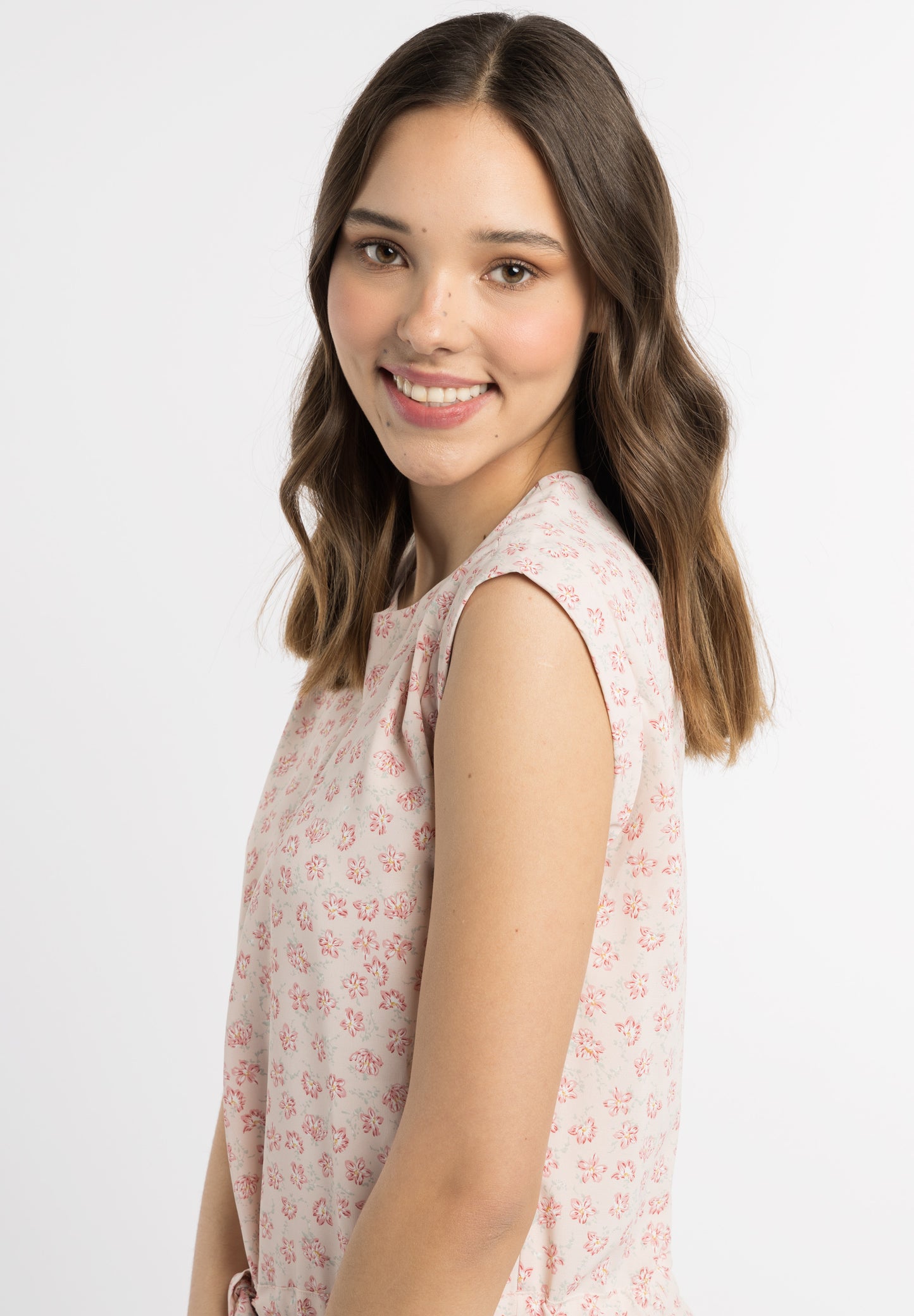 myMo Damen Kleid mit Blumenmuster