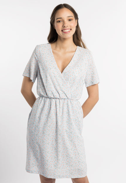 myMo Damen Kleid mit Blumenmuster