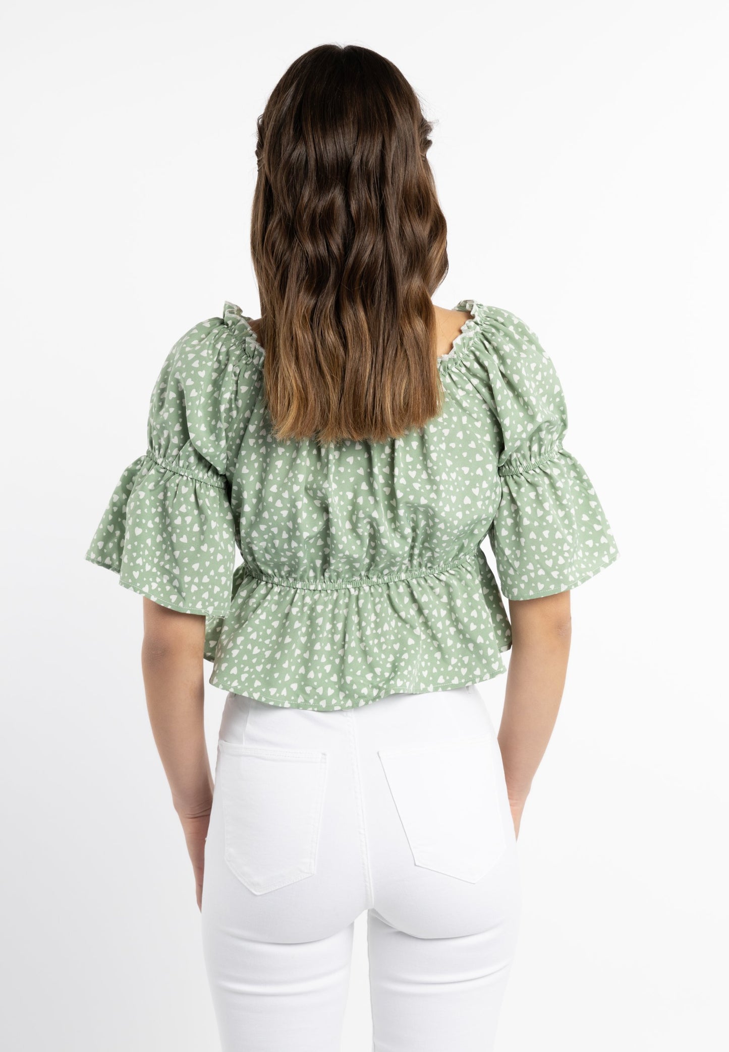 myMo Damenbluse mit Herzdruck