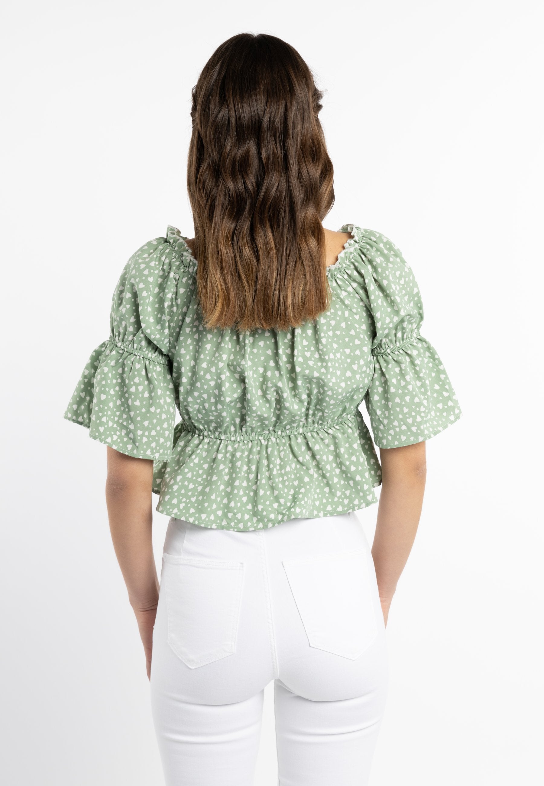 myMo Damenbluse mit Herzdruck