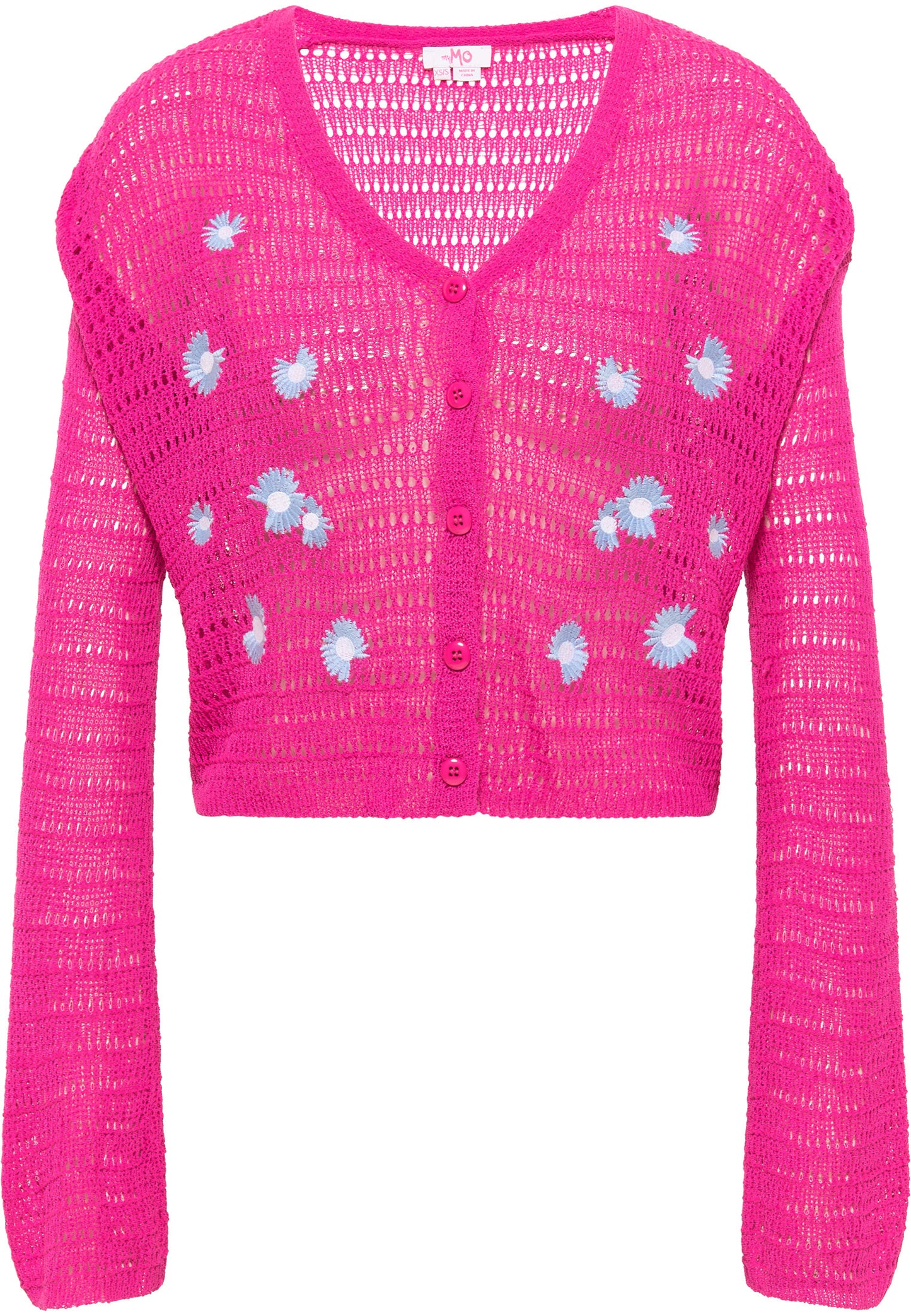 myMo Women's Cropped Cardigan