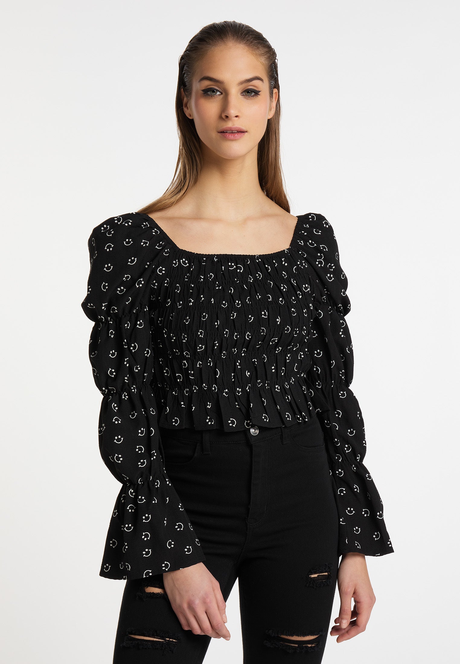 myMo ROCKS damska koszula z długim rękawem