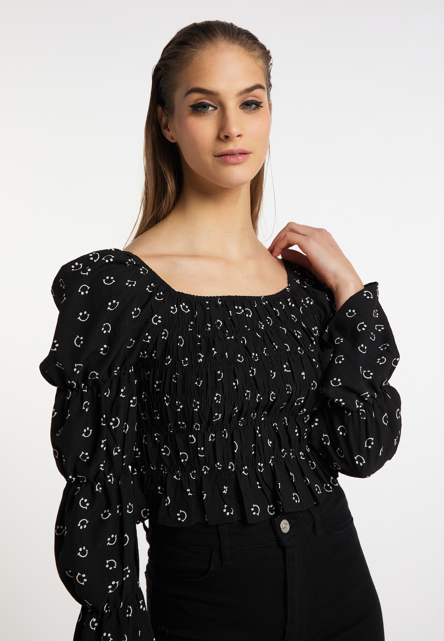 myMo ROCKS damska koszula z długim rękawem