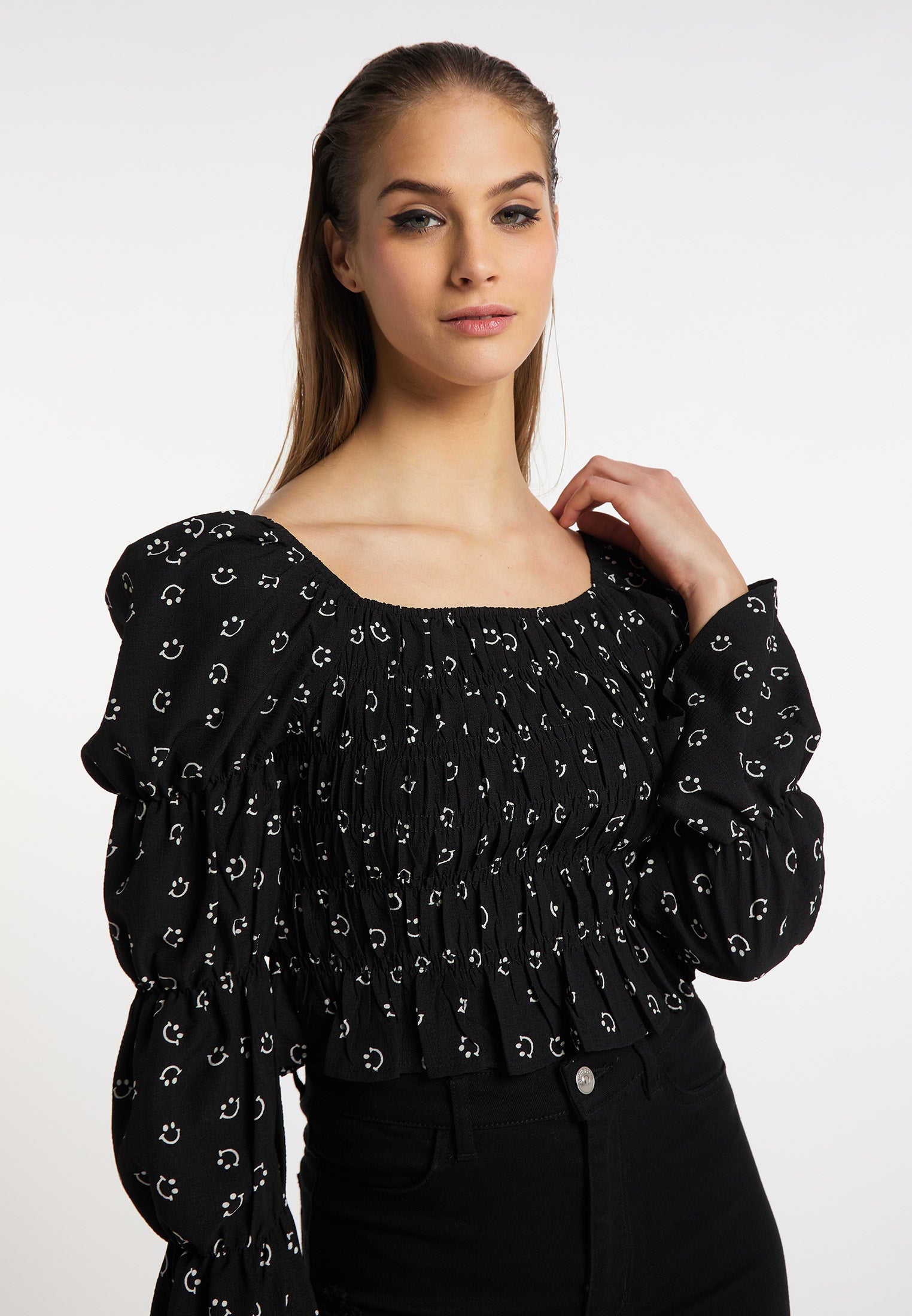 myMo ROCKS damska koszula z długim rękawem