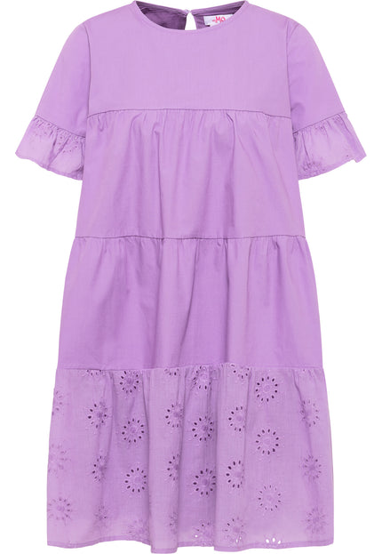 myMo Kobieca Kleid z koronką oczkową