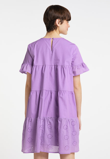 myMo Kobieca Kleid z koronką oczkową