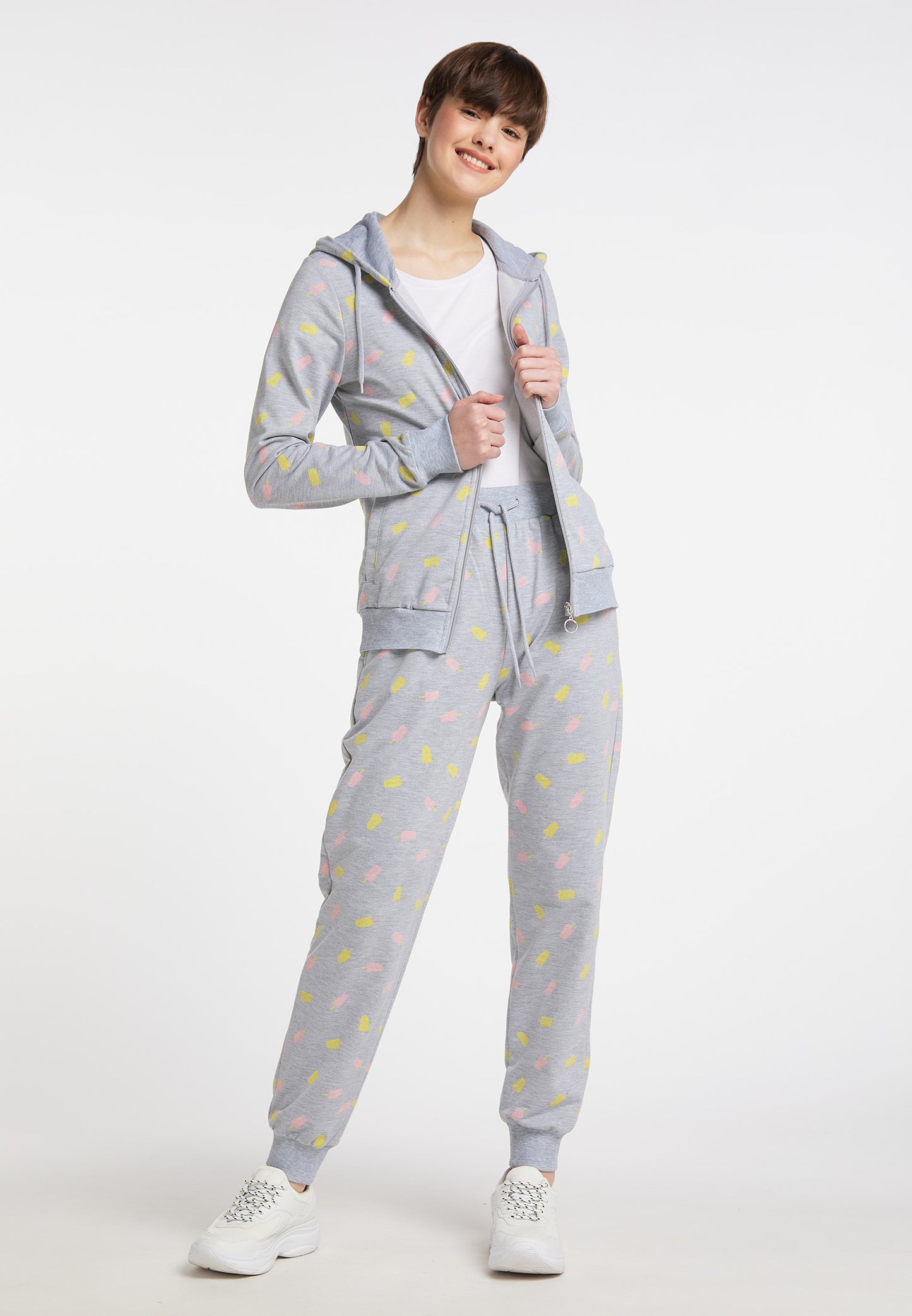 myMo Damen Sweatjacke