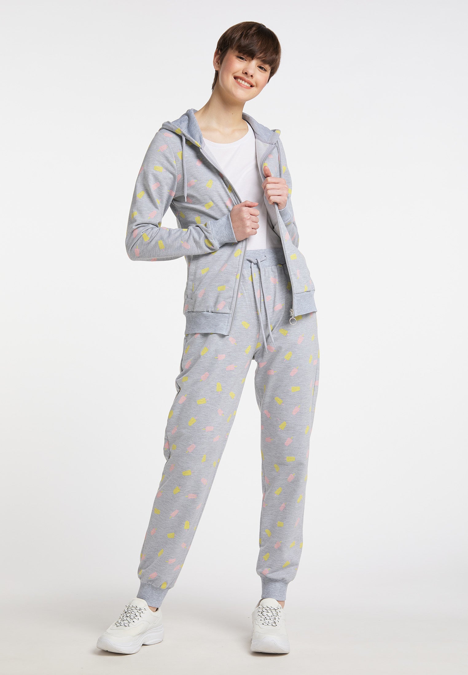 myMo Damen Sweatjacke