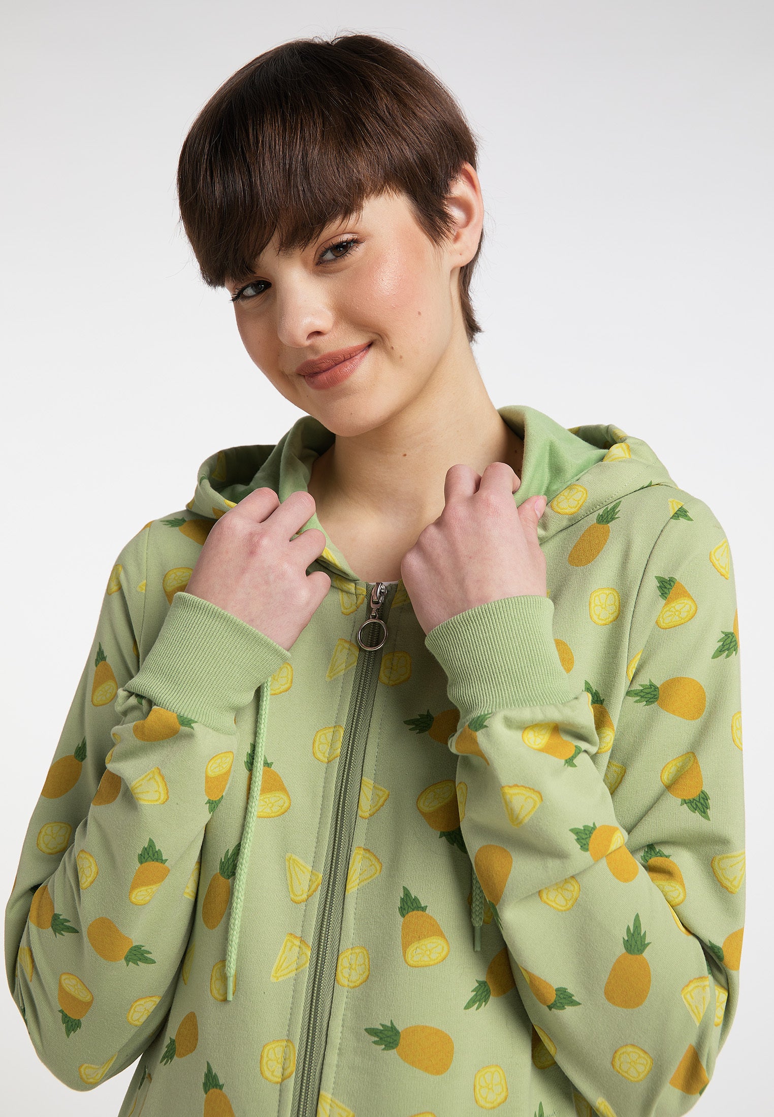 myMo Damen Sweatjacke