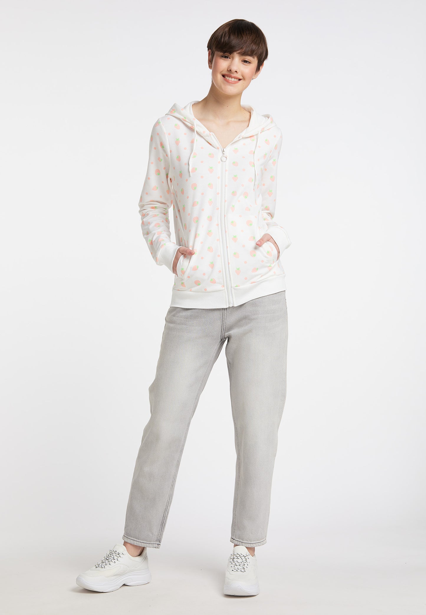 myMo Damen Sweatjacke