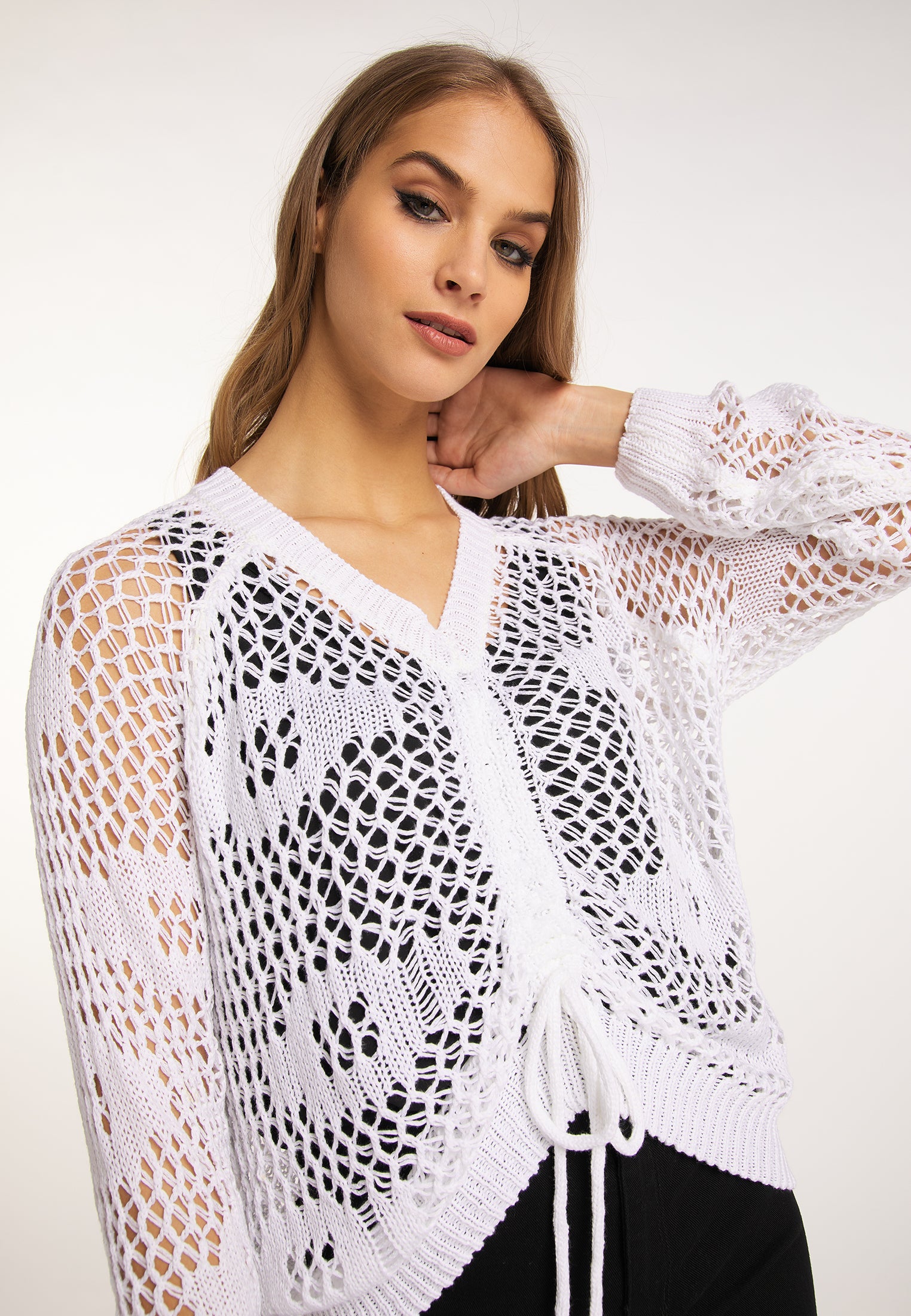 myMo ROCKS damski sweter dzianinowy