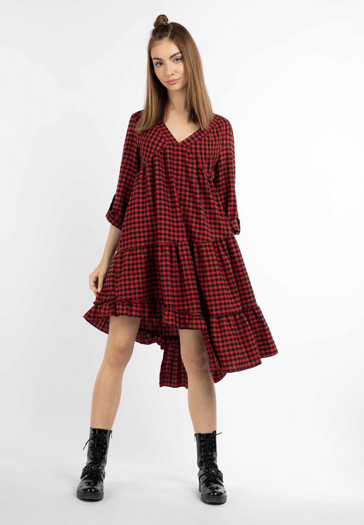 myMo ROCKS Damen Midi Kleid