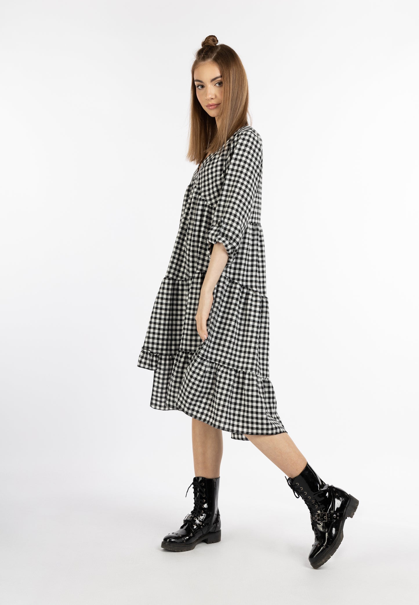 myMo ROCKS Damen Midi Kleid