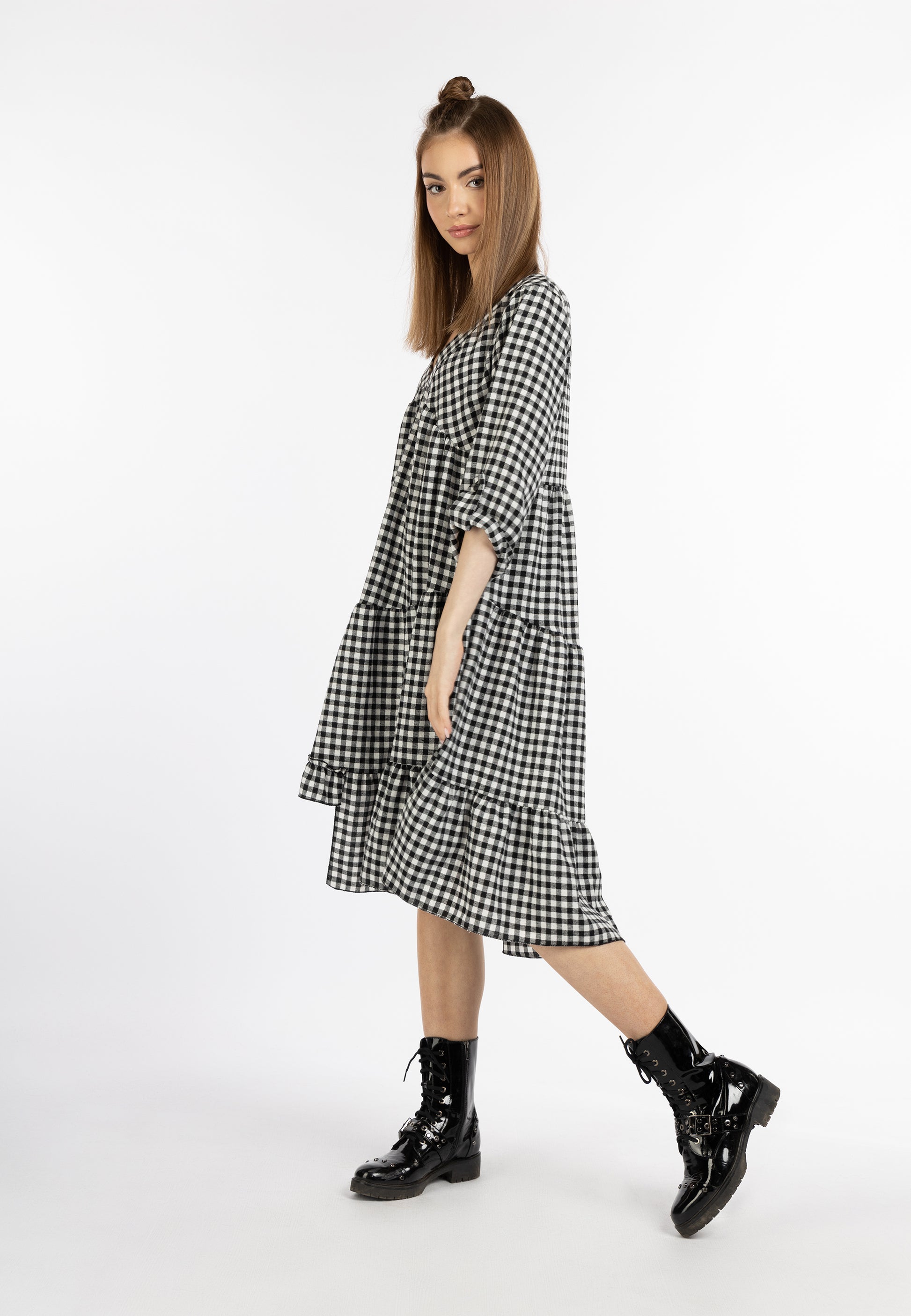 myMo ROCKS Damen Midi Kleid