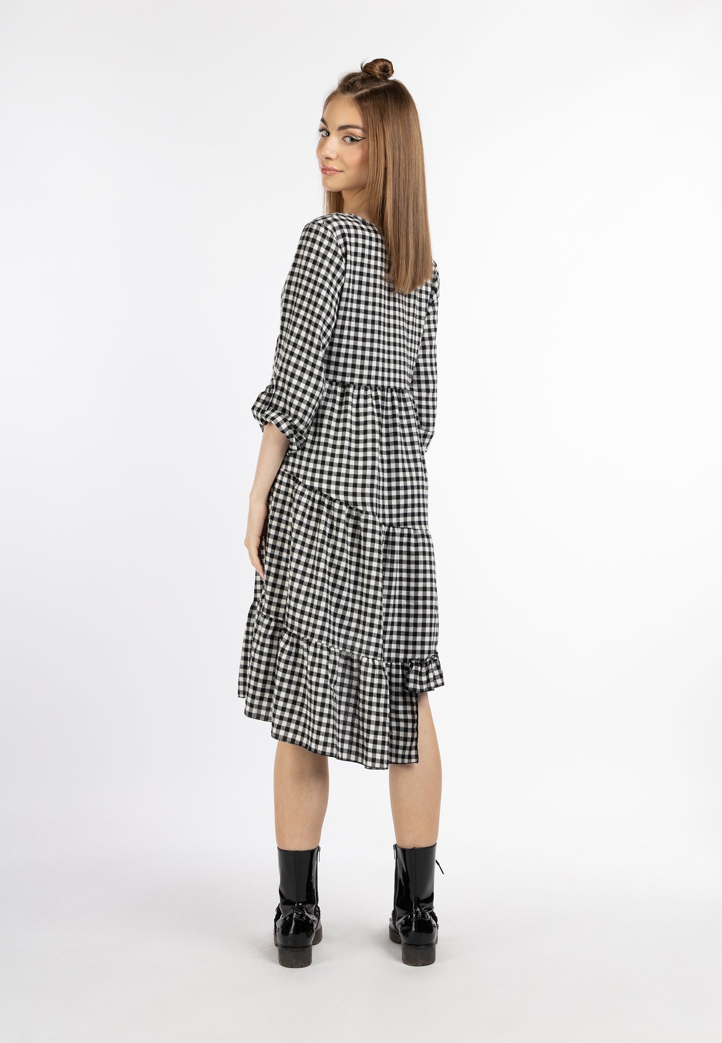 myMo ROCKS Damen Midi Kleid