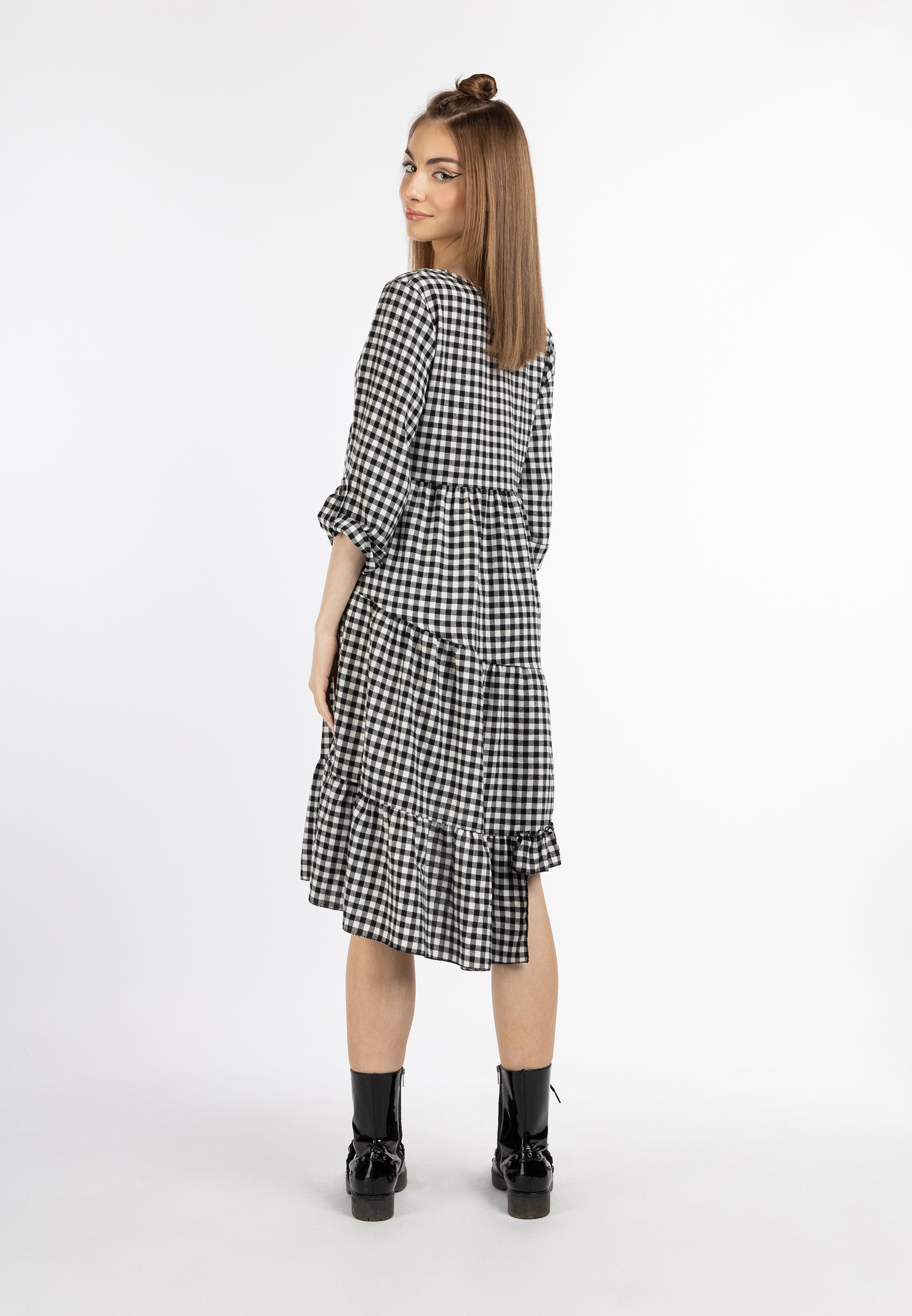 myMo ROCKS Damen Midi Kleid