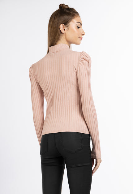 myMo ROCKS Damski sweter z prążkowanej dzianiny