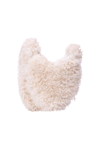 myMo Damen Tasche mit Teddyfell