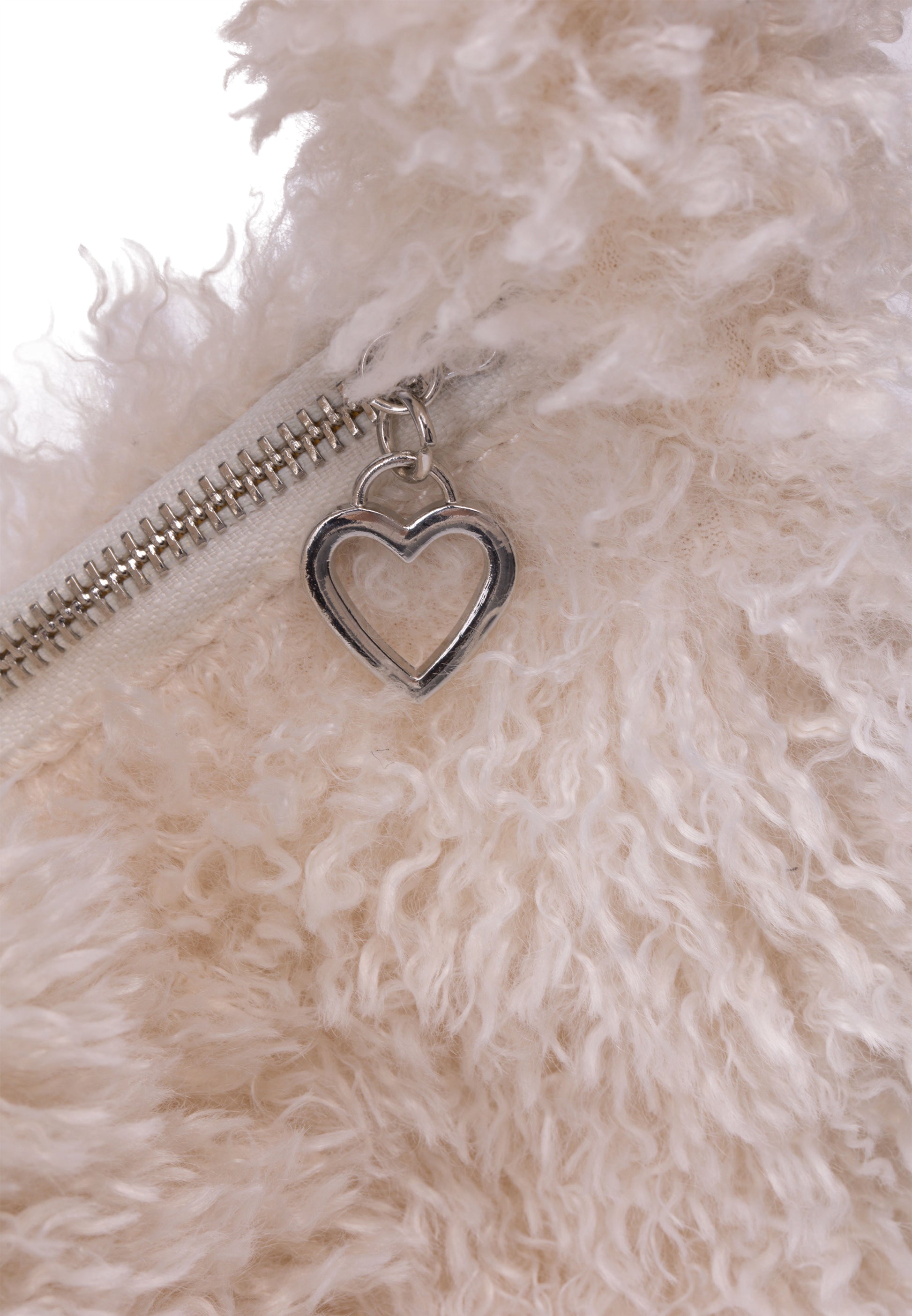 myMo Damen Tasche mit Teddyfell