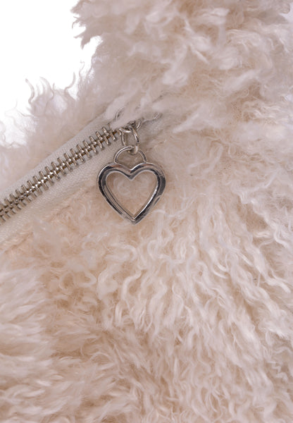 myMo Damen Tasche mit Teddyfell