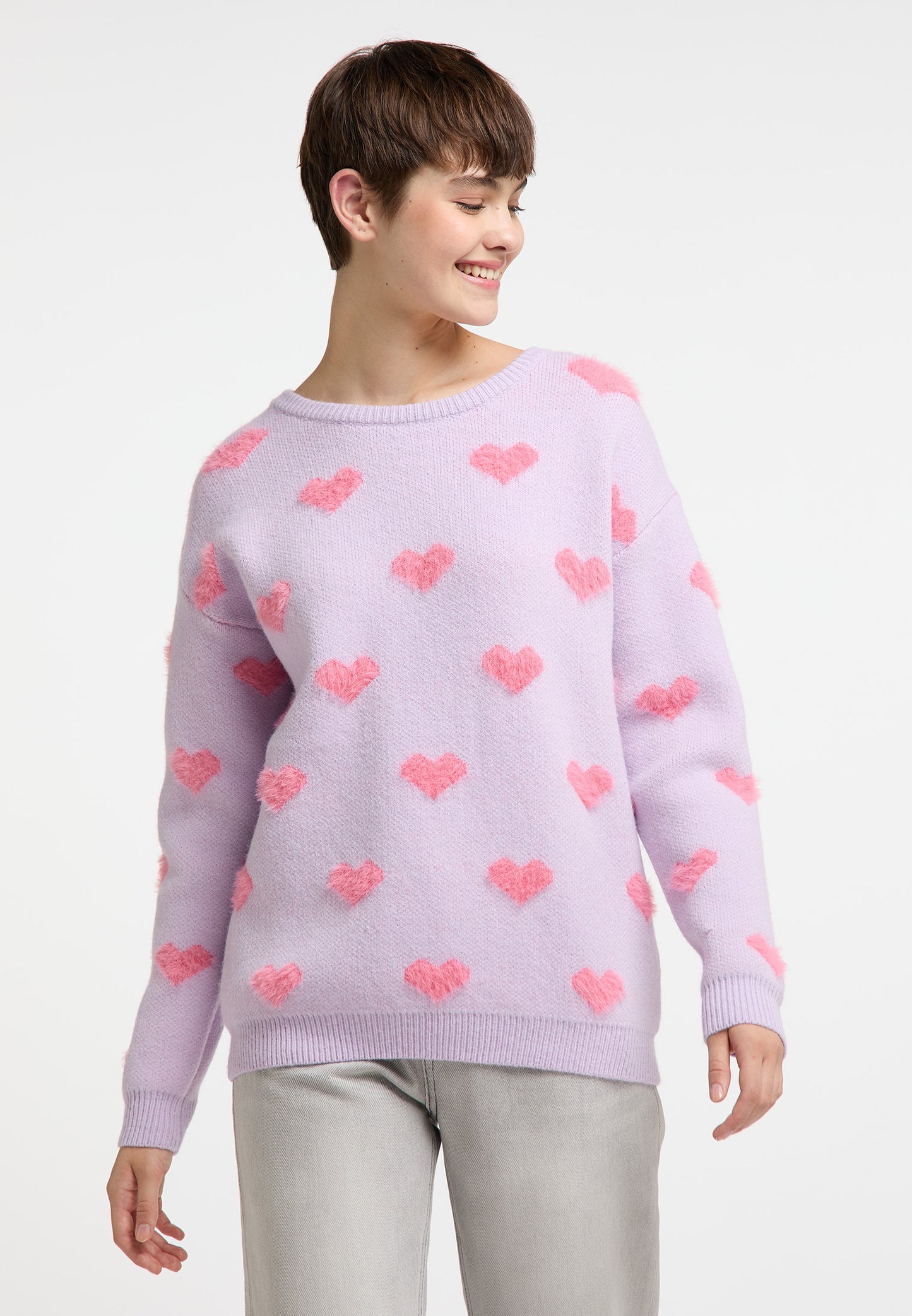 myMo Damen Strickpullover