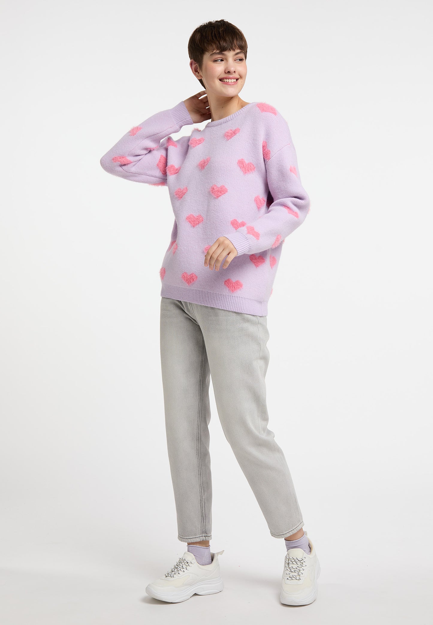 myMo Damen Strickpullover