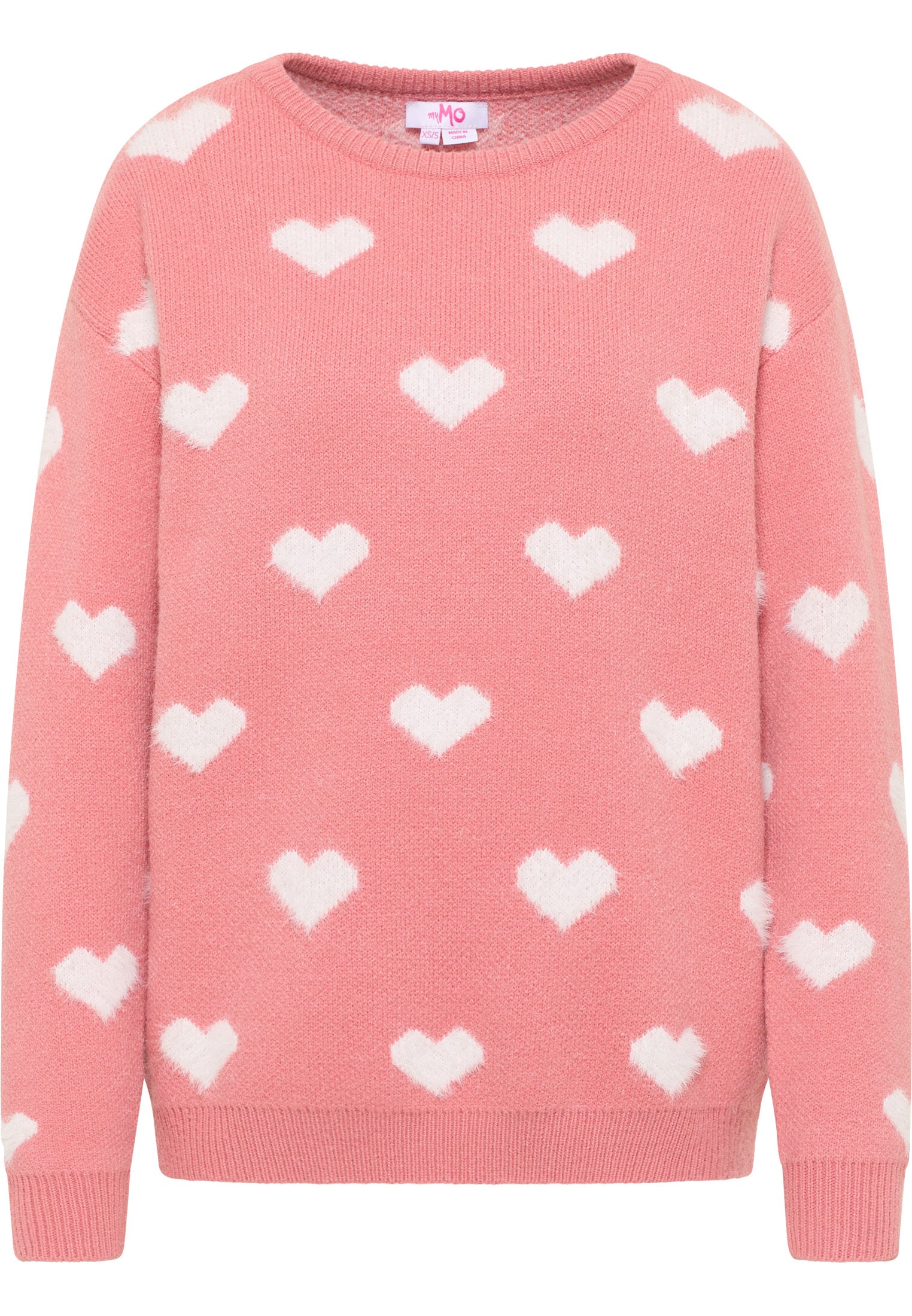 myMo Damen Strickpullover