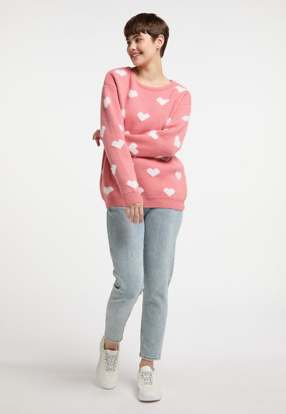 myMo Damen Strickpullover