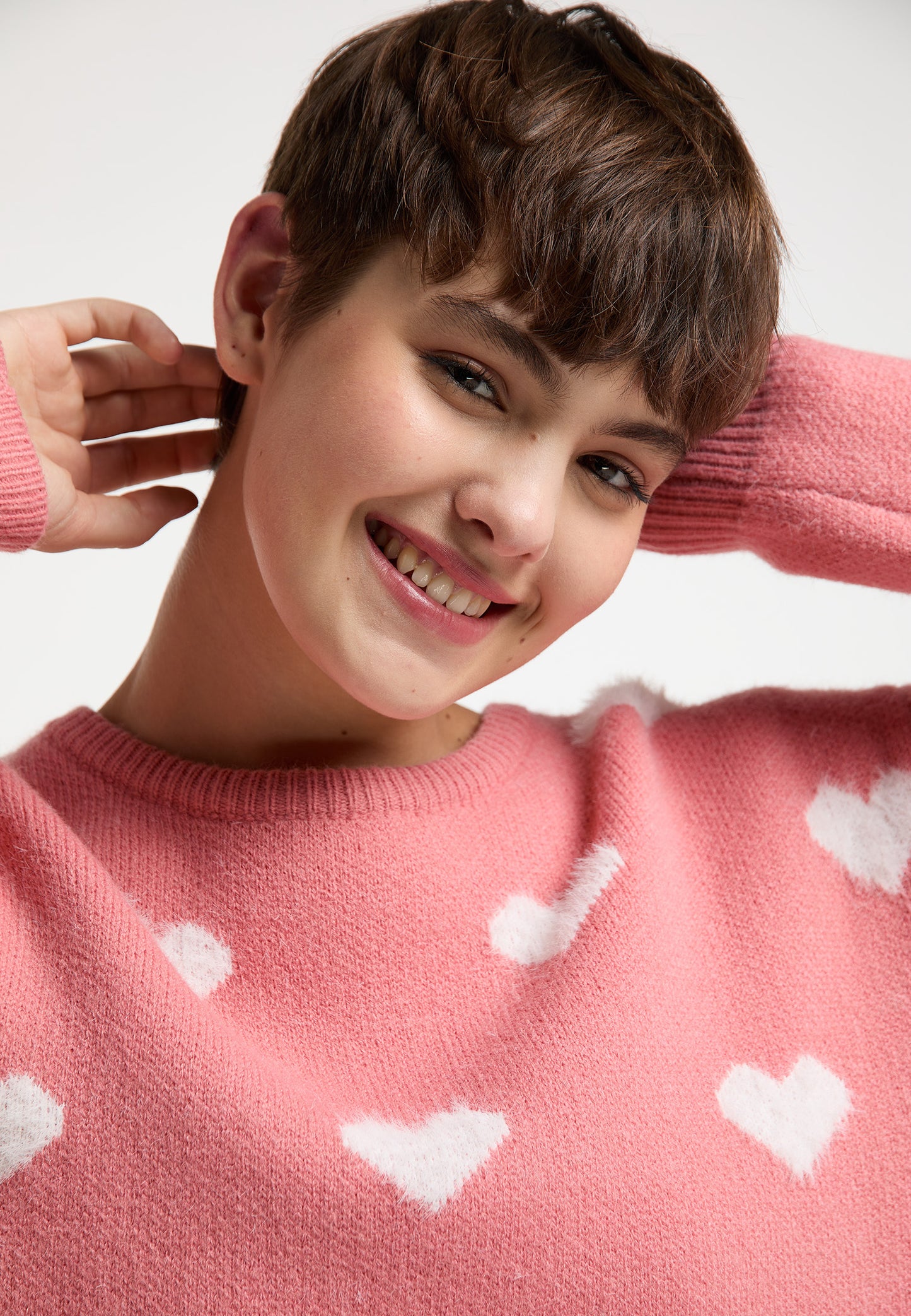 myMo Damen Strickpullover