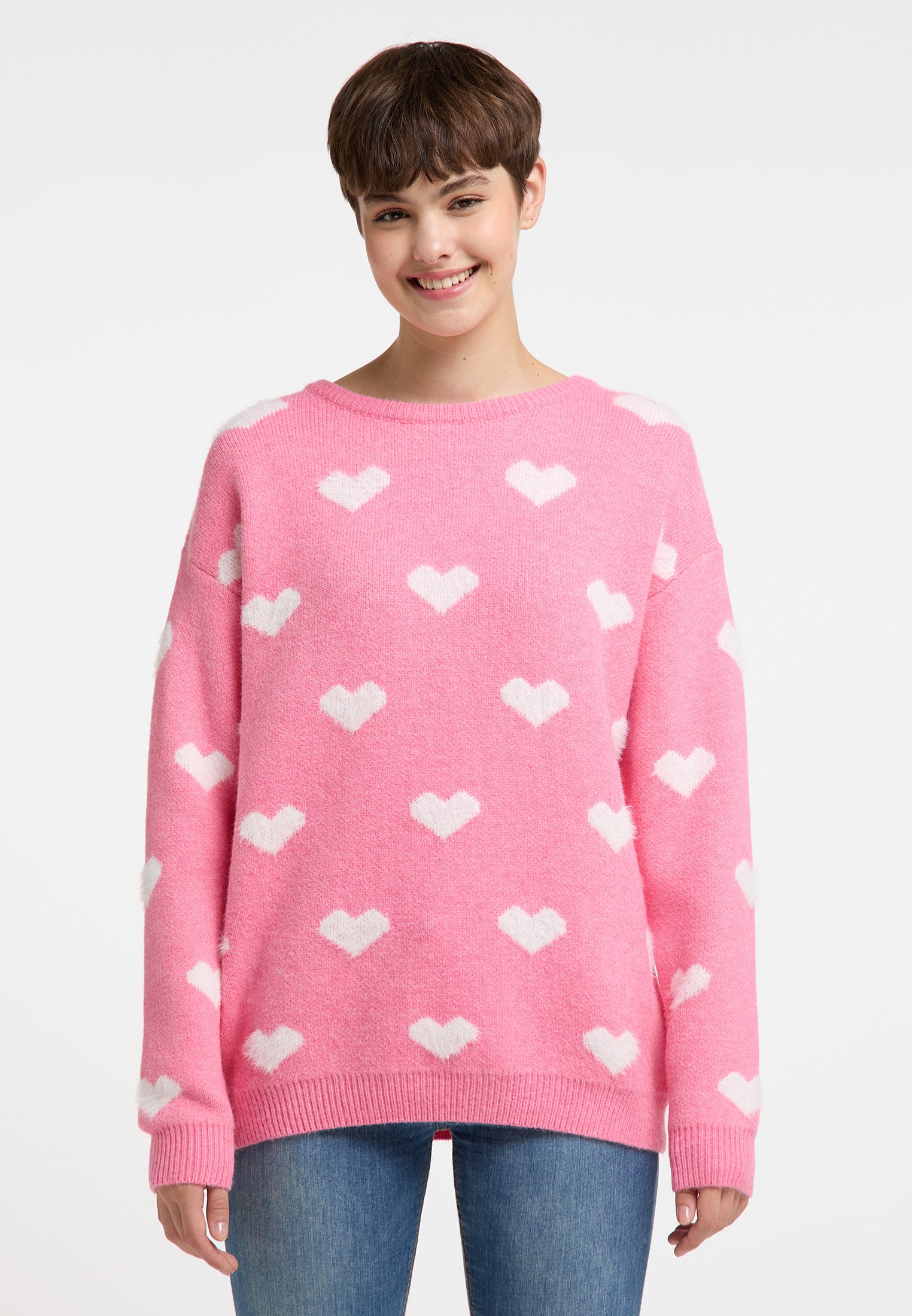 myMo Damen Strickpullover