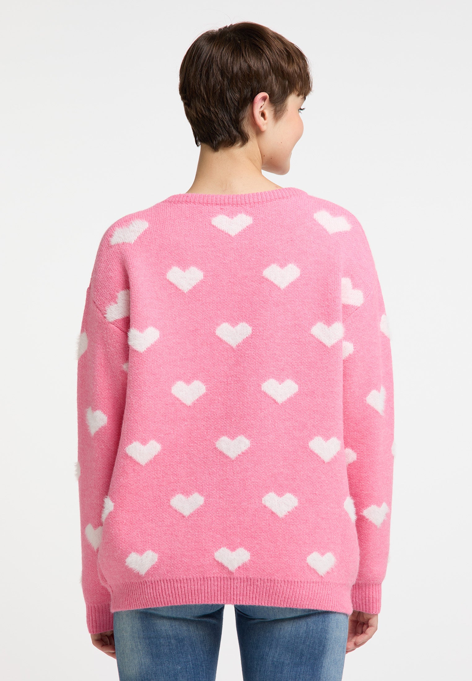 myMo Damen Strickpullover