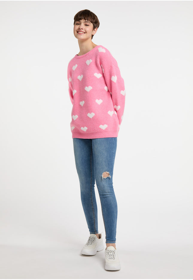 myMo Damen Strickpullover