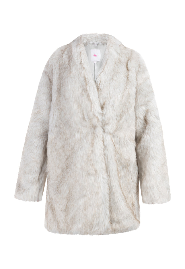 myMo Women's Faux Fur Coat