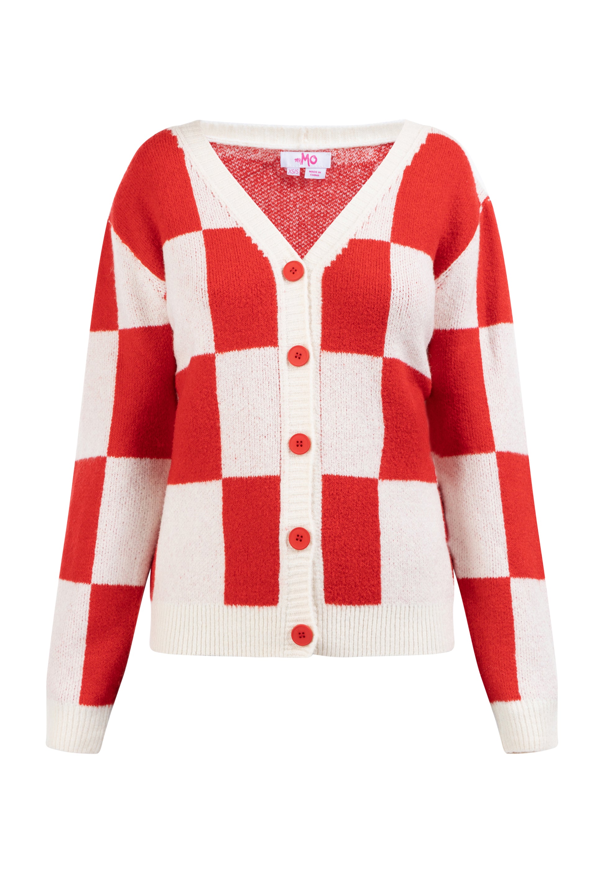 myMo Damen Strickjacke